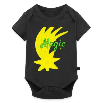 Magic Design - Baby Premium Kurzarmbody - Schwarz - Vorne