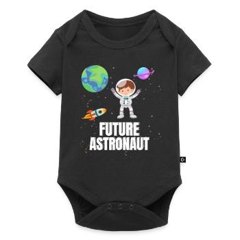 Children's Astronomy Rocket Future Astronaut - Baby Premium short-sleeve bodysuit - black - Front