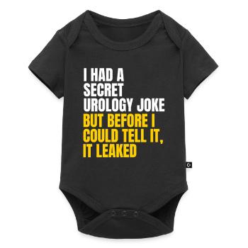 Secret Urology joke - Baby Premium short-sleeve bodysuit - black - Front