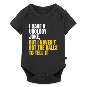 Urology joke 2 - Baby Premium short-sleeve bodysuit - black - Front