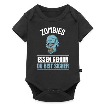 Halloween Costume Zombie Cadeau Halloween - Body à manches courtes Premium Bébé - noir - Devant