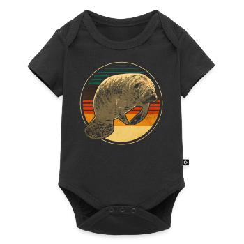 Lamantin - Body à manches courtes Premium Bébé - noir - Devant