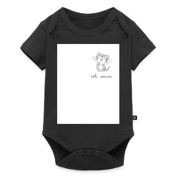 20220918 110332 0000 - Baby Premium short-sleeve bodysuit - black - Front
