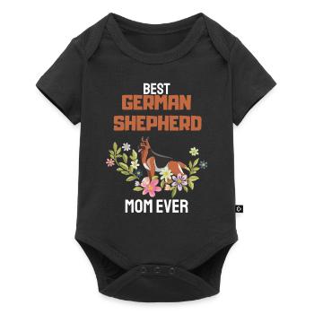 Best German Shepherd Mama Father's Day Dogs - Baby Premium short-sleeve bodysuit - black - Front