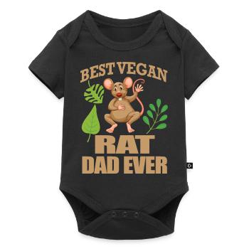 Rat - Baby Premium short-sleeve bodysuit - black - Front