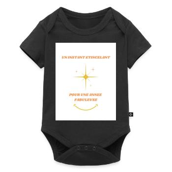 Un instant étincelant pour une année fabuleuse - Body à manches courtes Premium Bébé - noir - Devant