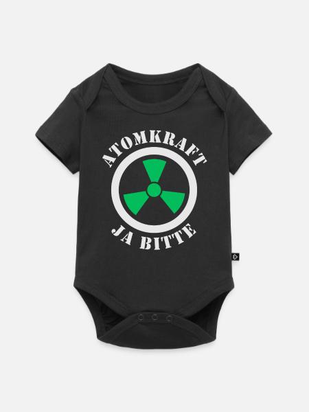 Atomkraft, Ja bitte - Baby Premium Kurzarmbody - Schwarz