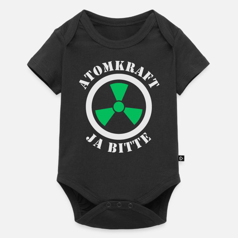 Atomkraft, Ja bitte - Baby Premium Kurzarmbody - Schwarz