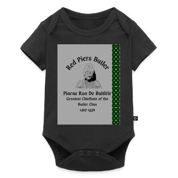 Red Piers Butler - Baby Premium short-sleeve bodysuit - black - Front