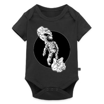 Astronaute DAS Nr 2 Weiss - Body à manches courtes Premium Bébé - noir - Devant