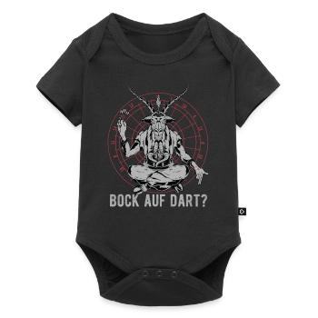 Envie de fléchettes Fléchettes amusantes - Body à manches courtes Premium Bébé - noir - Devant