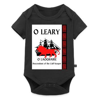 O Leary cognome - Body Premium a maniche corte per neonati  - nero - Fronte