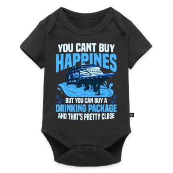 Cruise Trip - Baby Premium short-sleeve bodysuit - black - Front