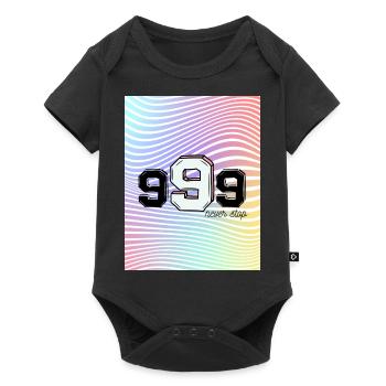 never stop - Baby Premium Kurzarmbody - Schwarz - Vorne