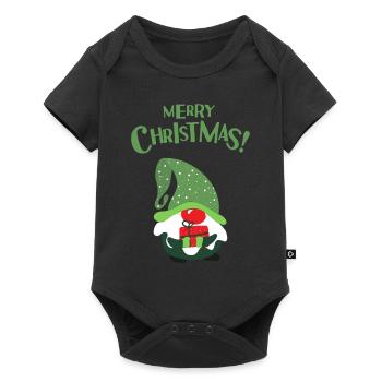 T-shirt de Noël pour de belles fêtes en famille. - Body à manches courtes Premium Bébé - noir - Devant