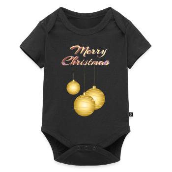 T-shirt de Noël pour de belles fêtes en famille. - Body à manches courtes Premium Bébé - noir - Devant