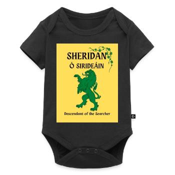 Sheridan Cognome - Body Premium a maniche corte per neonati  - nero - Fronte