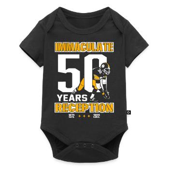 Immaculate 50 Years Reception Pittsburgh - Baby Premium short-sleeve bodysuit - black - Front