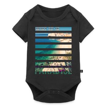 Croatia Croatian Hrvatska Croatia Croats paradise - Baby Premium short-sleeve bodysuit - black - Front