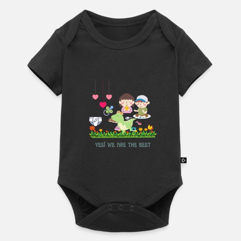 Notre meilleur moment - Body à manches courtes Premium Bébé - noir