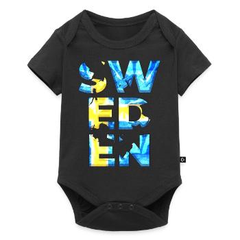 Suède Suède Europe Scandinavie Stockholm 3kro - Body à manches courtes Premium Bébé - noir - Devant