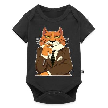 Cat Cat Cat Shirt Cat Gift Idea Kitten - Body à manches courtes Premium Bébé - noir - Devant