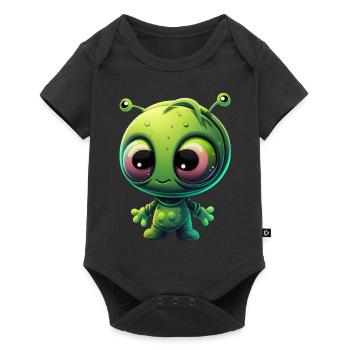Le petit extraterrestre - Body à manches courtes Premium Bébé - noir - Devant
