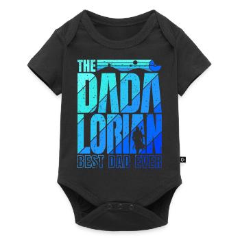 The Dadalorian - Bleu - Meilleur papa ! - Body à manches courtes Premium Bébé - noir - Devant