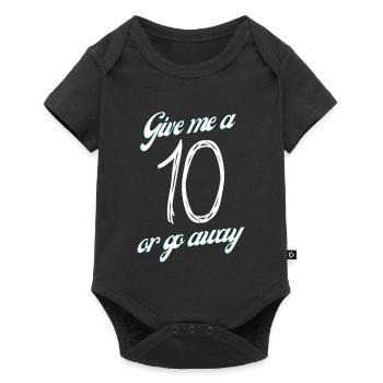 Donnez-moi un 10 ou partez - Body à manches courtes Premium Bébé - noir - Devant
