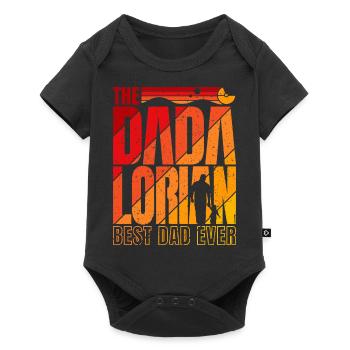 The Dadalorian - Orange - Meilleur papa ! - Body à manches courtes Premium Bébé - noir - Devant