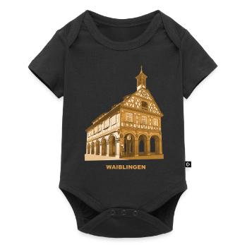 Waiblingen Town Hall - Baby Premium short-sleeve bodysuit - black - Front