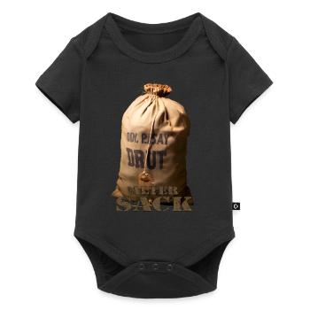 Alter Sack - Baby Premium Kurzarmbody - Schwarz - Vorne