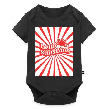 Retro summer - Baby Premium Kurzarmbody - Schwarz - Vorne