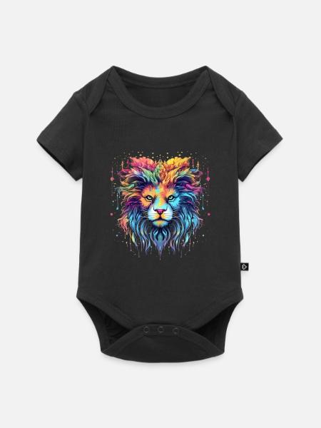 King Leon - Baby Premium Kurzarmbody - Schwarz