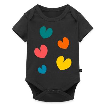 SAINT VALENTINE. bachelorette party. I LOVE YOU. I LOVE YOU. LOVE - Baby Premium short-sleeve bodysuit - black - Front