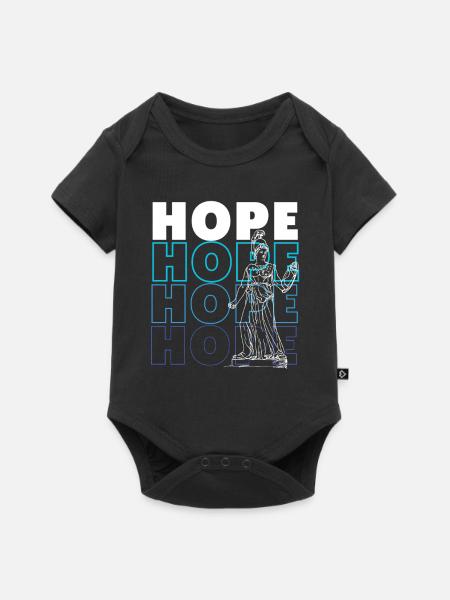 Hoffnung - Baby Premium Kurzarmbody - Schwarz