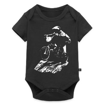 BMX - Baby Premium Kurzarmbody - Schwarz - Vorne