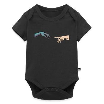 Alien Contact UFO Aliens - Baby Premium short-sleeve bodysuit - black - Front