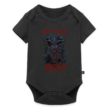 Esthétique gothique Occulte Grunge Emo Punk Satanique - Body à manches courtes Premium Bébé - noir - Devant