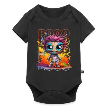 Chibi Shuffle & Booo! Zany Zombie Tee! - Baby Premium short-sleeve bodysuit - black - Front