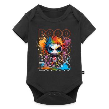 Chibi Dance & Booo! Adorable Skeleton Tee - Baby Premium short-sleeve bodysuit - black - Front