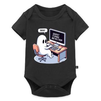GHOST TYPING DETECTED! -Boo! - Baby Premium short-sleeve bodysuit - black - Front
