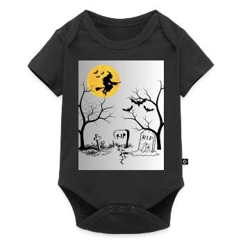Helloween - Baby Premium Kurzarmbody - Schwarz - Vorne