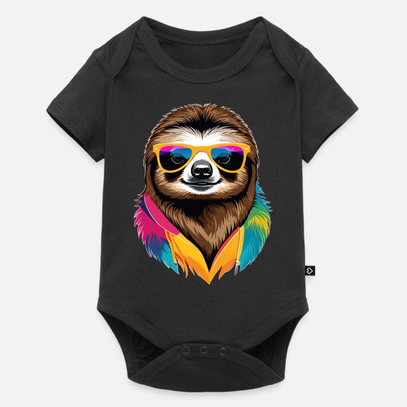 Sloth - Baby Premium short-sleeve bodysuit - black