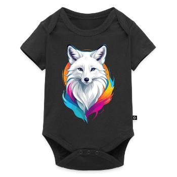 Arctic fox - Baby Premium short-sleeve bodysuit - black - Front
