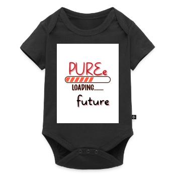 L’avenir à l’état pur. Du pur plaisir. - Body à manches courtes Premium Bébé - noir - Devant