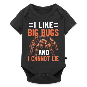 J’aime les grosses bestioles et je ne peux pas mentir - Arachnid Lover - Body à manches courtes Premium Bébé - noir - Devant