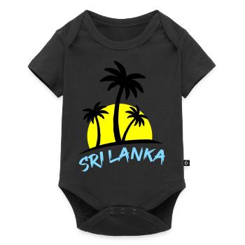 Sri Lanka - Baby Premium short-sleeve bodysuit - black - Front