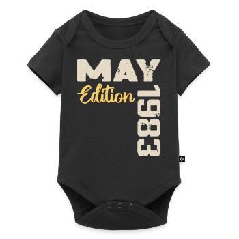 May 1983 Birthday May 1983 Gift May 1983 May - Baby Premium short-sleeve bodysuit - black - Front