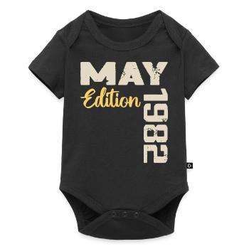 Mai 1982 Anniversaire Mai 1982 Cadeau Mai 1982 Mai - Body à manches courtes Premium Bébé - noir - Devant